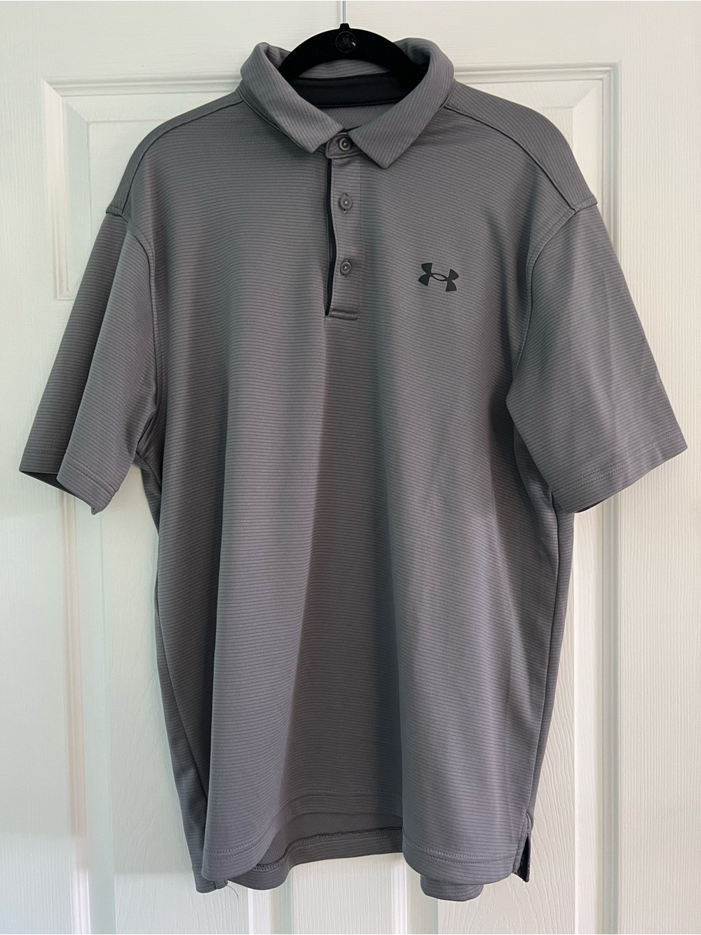 Under Armour Men’s Grey Short Sleeve Polo